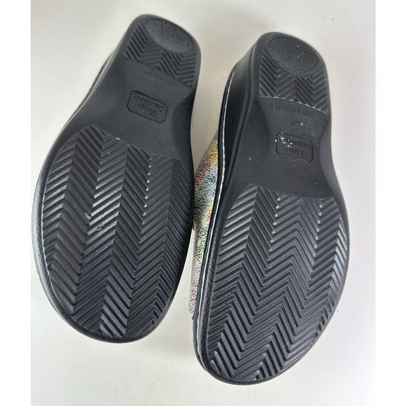 Finn Comfort German Two Strap Sandals Mult-Colored Cork Slides Women's 40 US 8.5 - Picture 14 of 14